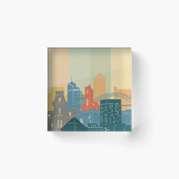 Item preview, memphis skyline designed and sold by BekimART2.
