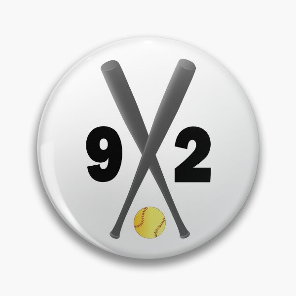 Item preview, Softball number 92 - ninety two with bats and ball designed and sold by AllShirts21.