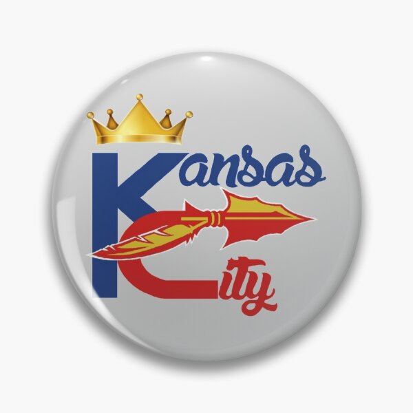 Kansas City Chiefs Kingdom Enamel Pin Free Domestic Shipping 