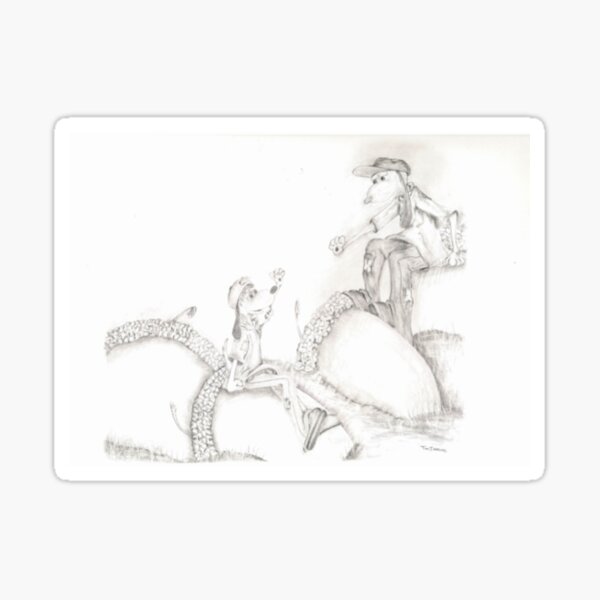 Untitled #20 by Timothy Jarrard Sticker