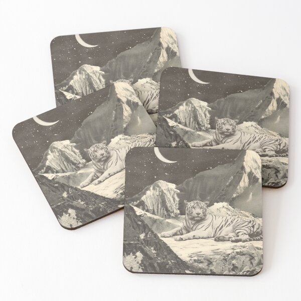 Item preview, Tigre blanc géant dans les montagnes designed and sold by florentbodart.