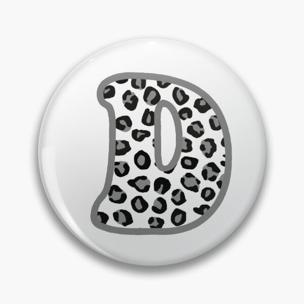 Item preview, Uppercase Leopard "D" designed and sold by Maggie S.