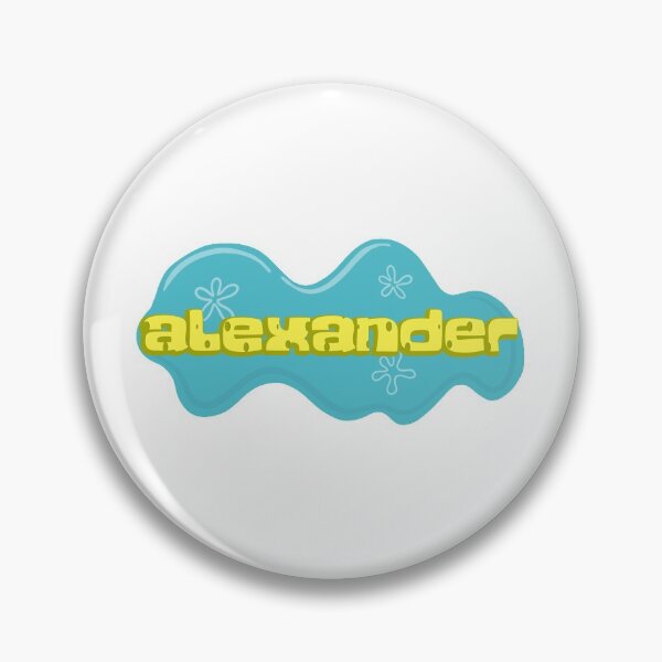 Item preview,  Boy Name Alexander in SpongeBob Cartoon Style designed and sold by Space-Bug.