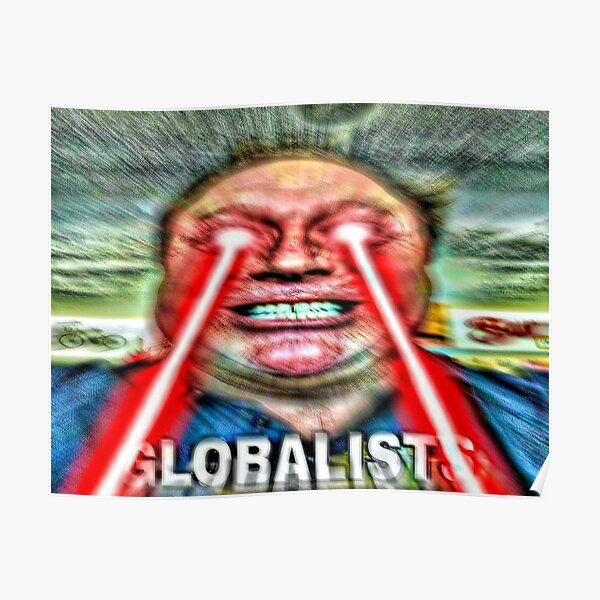 ALEX JONES "GLOBALIST DETECTED AND ANNIHILATED" Poster