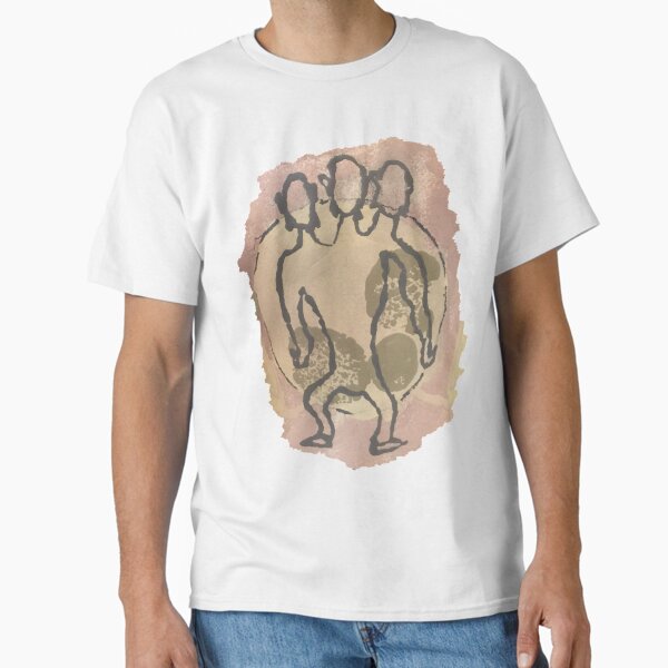 Item preview, Three-Headed Monkey Ancient Cave Painting designed and sold by Jeffrey Louis Salkilld.