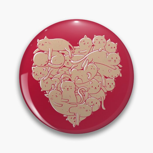 Item preview, I Love Cats Heart designed and sold by Tobe Fonseca®.