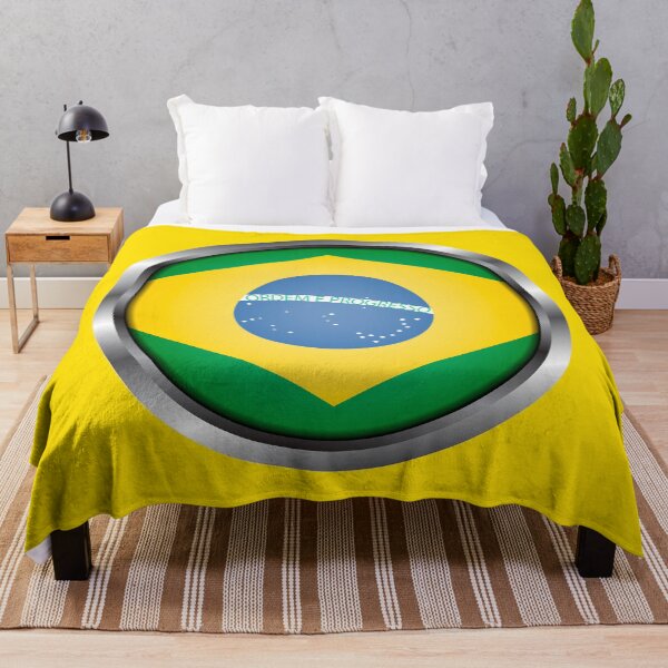 Item preview, Marco de metal de bandera de Brasil designed and sold by mattpanta.