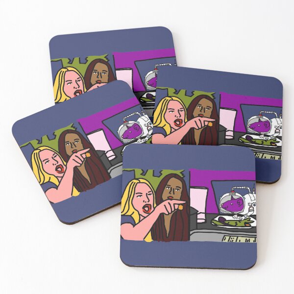 Item preview, Woman Yelling at Cat Memes with Space Rat designed and sold by ellenhenry.