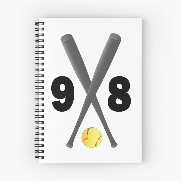 Item preview, Softball number 98 - ninety eight with bats and ball designed and sold by AllShirts21.