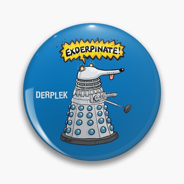 Item preview, Derplek: pin button badge designed and sold by RichSkipworth.