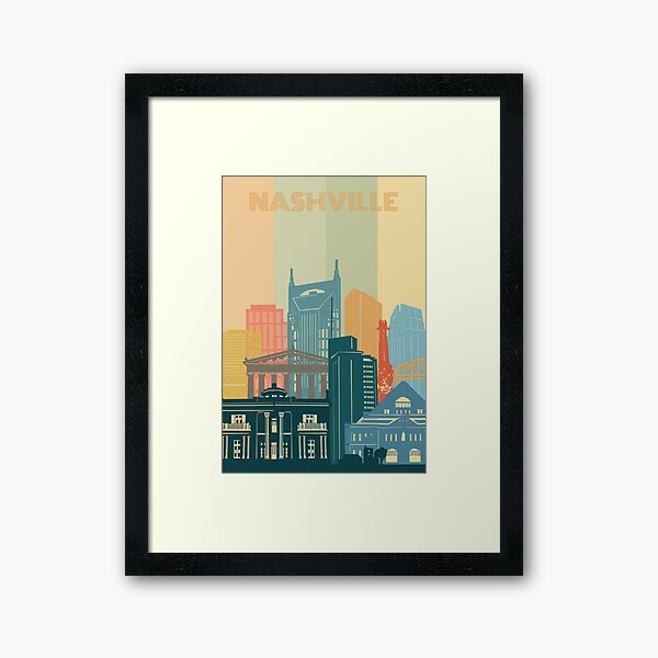 Item preview, nashville skyline designed and sold by BekimART2.