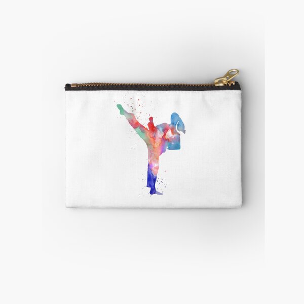 Artikelvorschau, Weibliches Karate, Frauenkarate, Aquarellkarate entworfen und verkauft von Rosaliartbook.