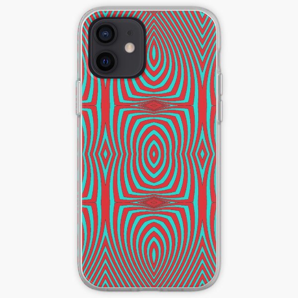 Psychogenic, hypnotic, hallucinogenic, black and white, psychedelic, hallucinative, mind-bending, psychoactive pattern iPhone Soft Case