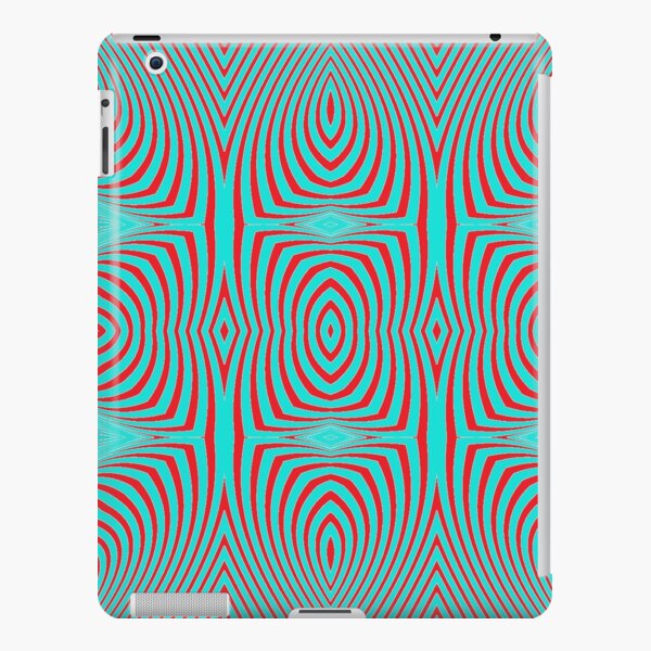 Psychogenic, hypnotic, hallucinogenic, black and white, psychedelic, hallucinative, mind-bending, psychoactive pattern iPad Snap Case