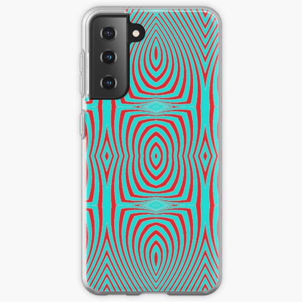 Psychogenic, hypnotic, hallucinogenic, black and white, psychedelic, hallucinative, mind-bending, psychoactive pattern Samsung Galaxy Soft Case