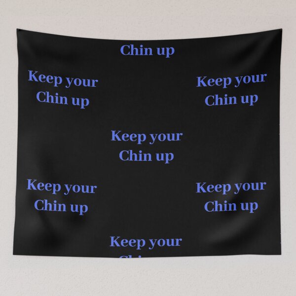 Item preview, Keep Your Chin Up - Blue designed and sold by ryanwfraser.