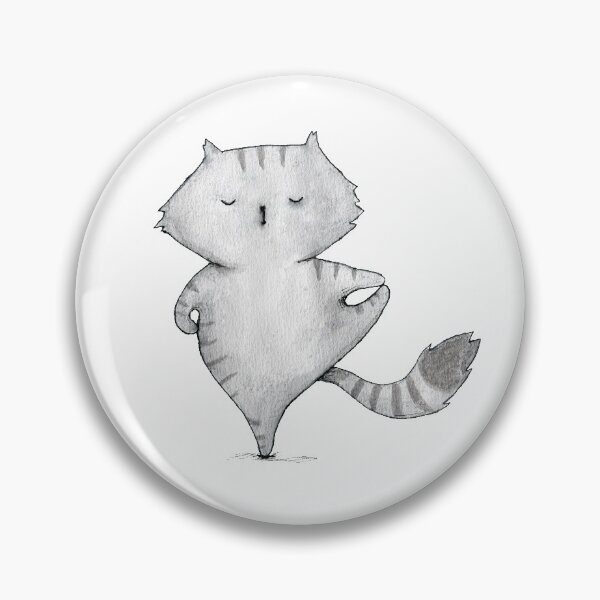 Item preview, Yoga pose cat designed and sold by agrapedesign.
