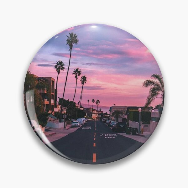 California Sunset Pin