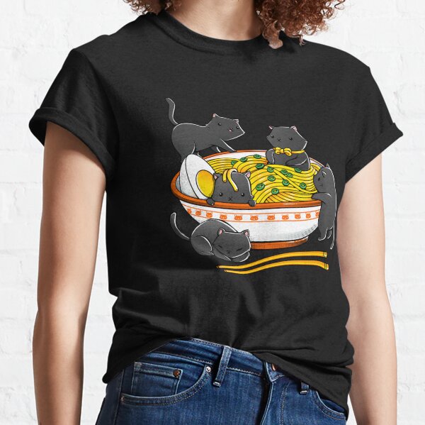 Astro Ramen T-shirt alimentaire japonais nouilles drôle Espace Galaxy Casque P652 