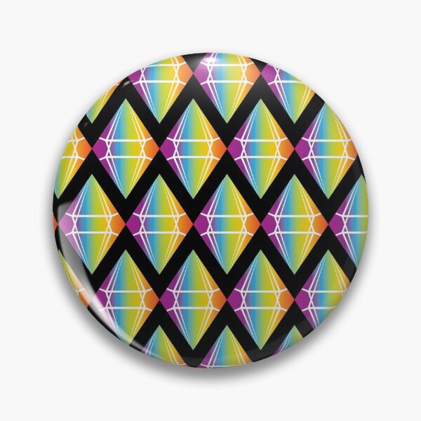 Aperçu de l'œuvre Motif abstrait d'émeraudes [RAINBOW] créée et vendue par Daniel Bevis Design.