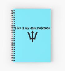 This is my dam notebook design Spiral Notebook