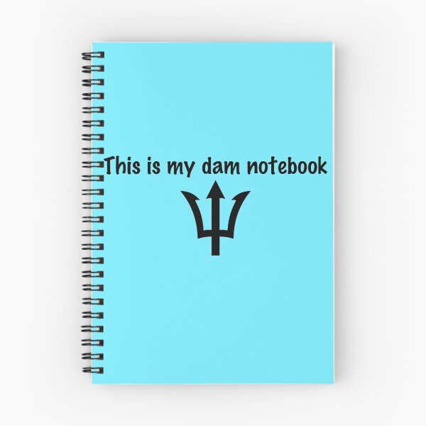 Item preview, This is my dam notebook design designed and sold by lynettekoneko.