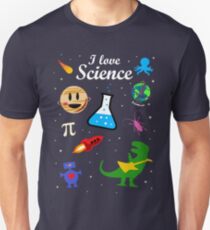 Ich liebe Wissenschaft Slim Fit T-Shirt