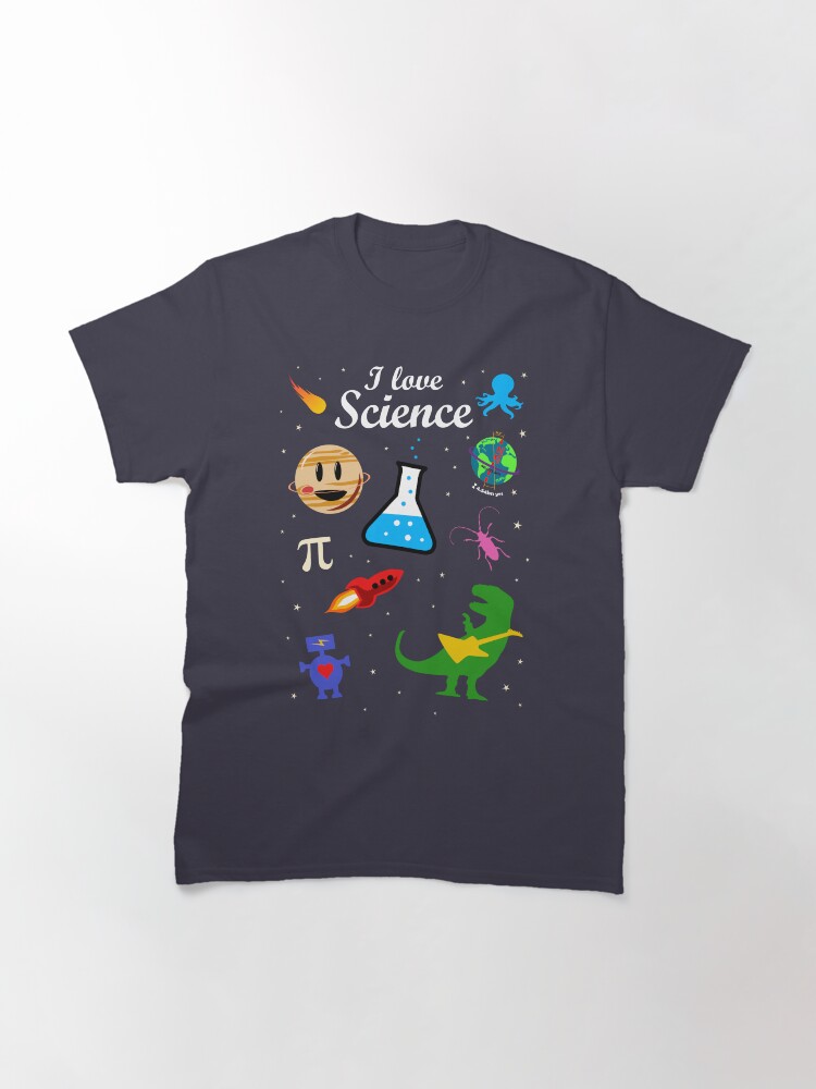 Alternate view of I Love Science Classic T-Shirt