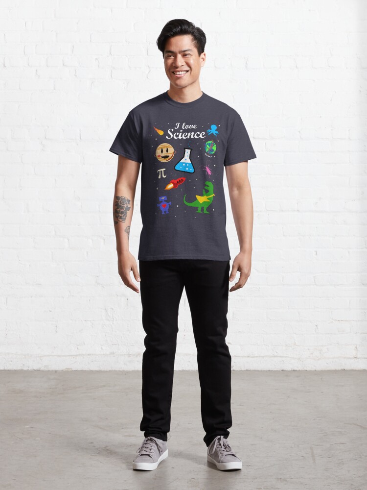 Alternate view of I Love Science Classic T-Shirt