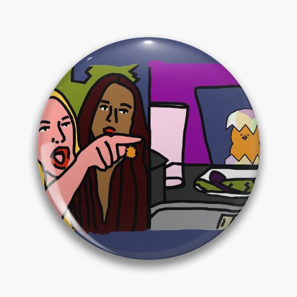Item preview, Woman Yelling Cat Memes with Easter Chicken designed and sold by ellenhenry.