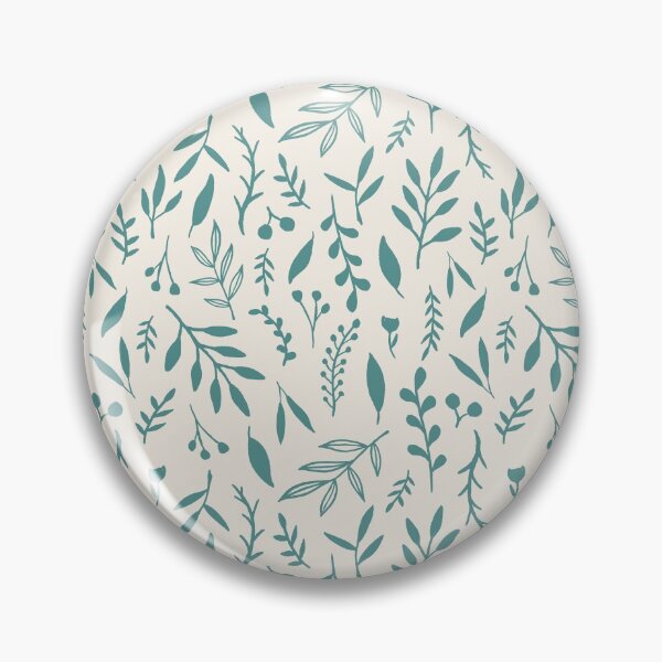 Item preview, Teal Falling Leaves Pattern designed and sold by Lauren Ullrich.