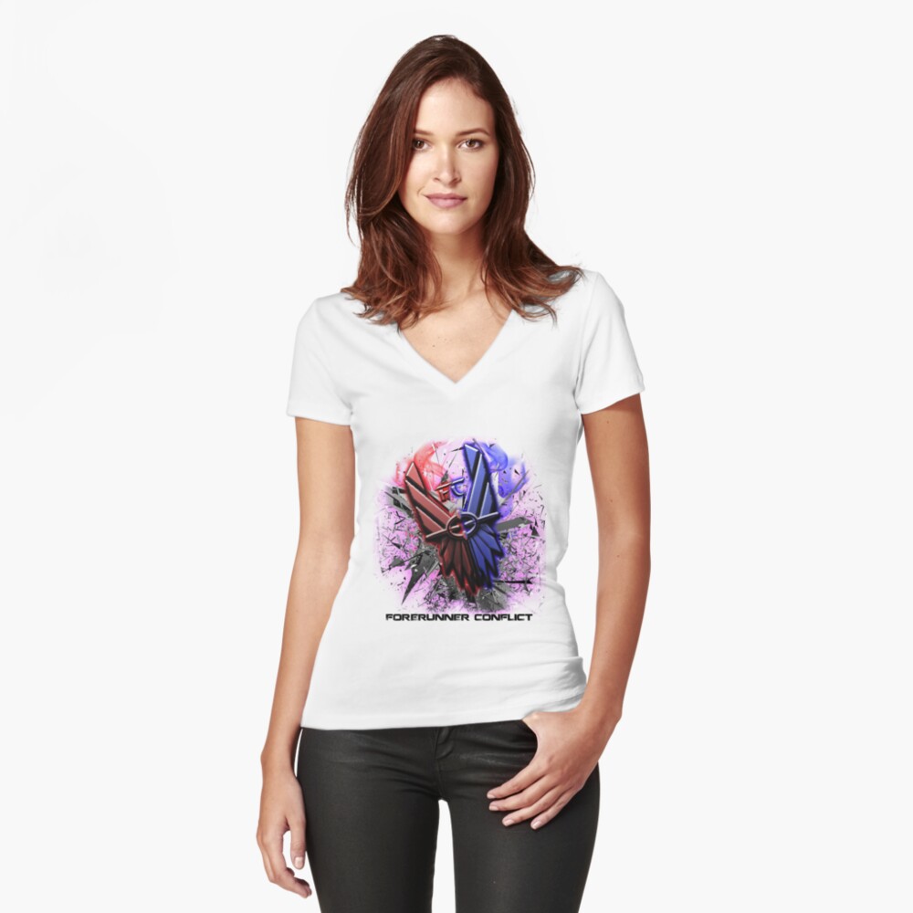 Item preview, Fitted V-Neck T-Shirt designed and sold by FCRevolutions.