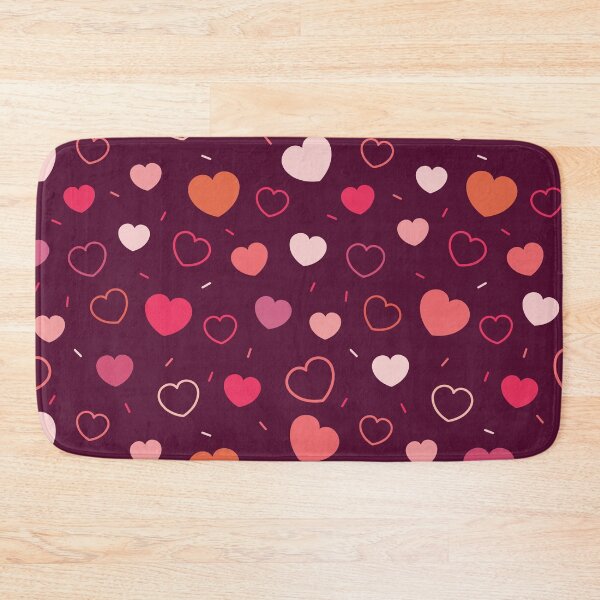 Item preview, Abstract pattern with illustration of hearts and dashes designed and sold by megaspy.