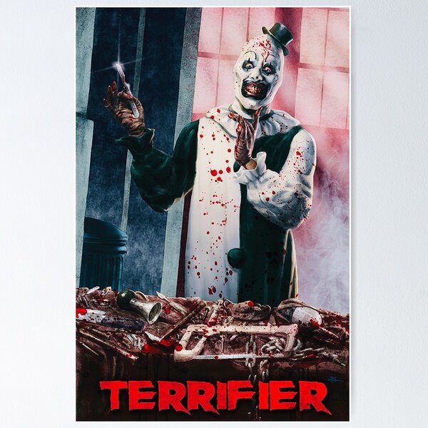 Item preview, Terrifier Horror Movie Art designed and sold by Allthingshorror.