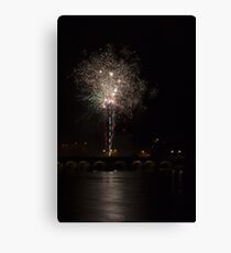 Bideford New Years 2011/12 Canvas Print
