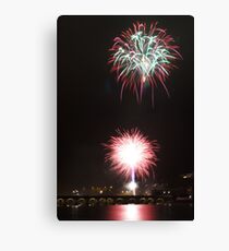 Bideford New Years 2011/12 Canvas Print