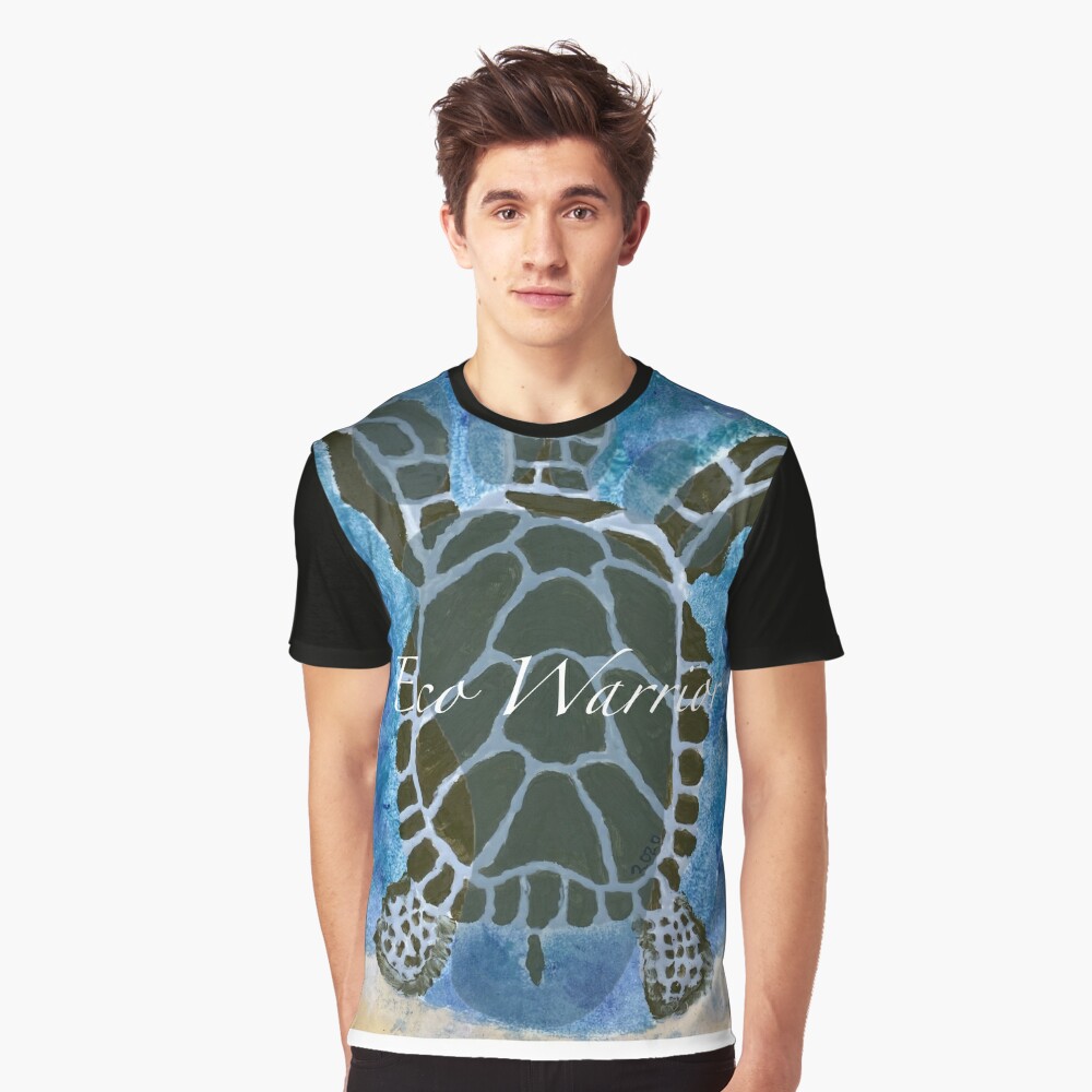 Eco Warrior - Save the turtles Graphic T-Shirt