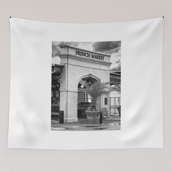 Item preview, French Market, NOLA B+W designed and sold by Gerard Fornarotto.