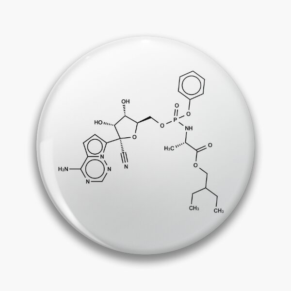 Artikelvorschau, Remdesivir Chemical Molecule Structure entworfen und verkauft von Girih.