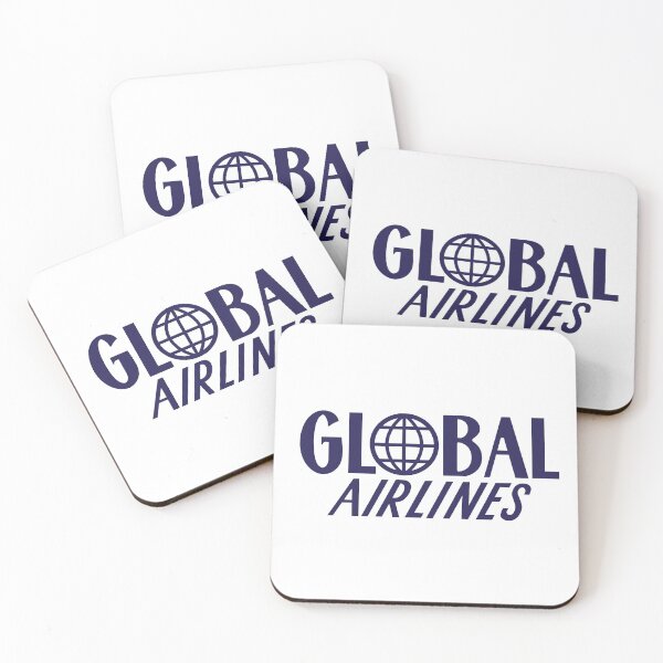 Item preview, Global Airlines - White Background (Herbie Rides Again) designed and sold by Justin Ellis.