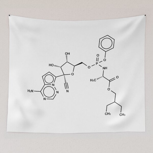 Item preview, Remdesivir Chemical Molecule Structure designed and sold by Girih.
