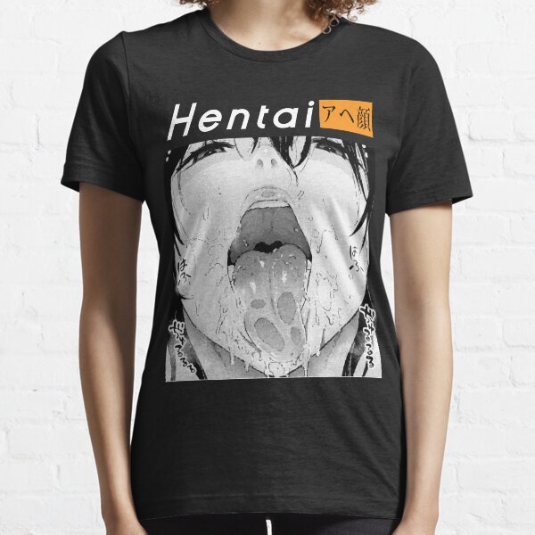 AHEGAO HENTAI SENPAI Essential T-Shirt