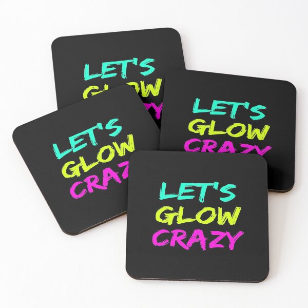 Item preview, Let's Glow Crazy Glow Birthday Party design designed and sold by RedmonsDesigns.