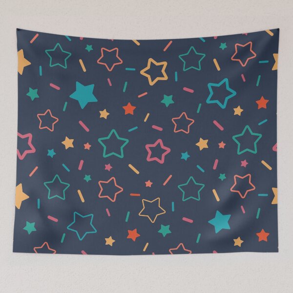 Item preview, Abstract pattern with illustration of stars and dashes designed and sold by megaspy.
