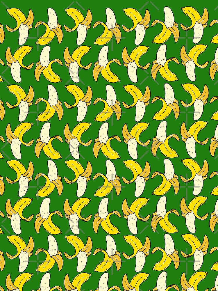 Thumbnail 3 of 3, Scarf, Banana Pattern designed and sold by DWaffleDesigns.