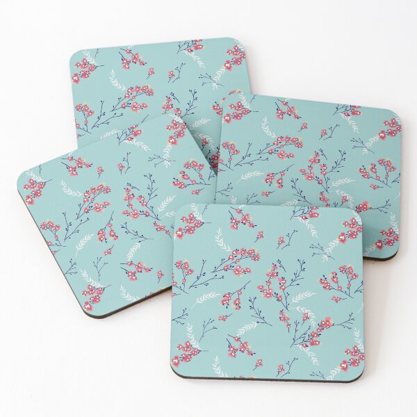 Item preview, Cherry Blossom - Teal designed and sold by oppositedge.