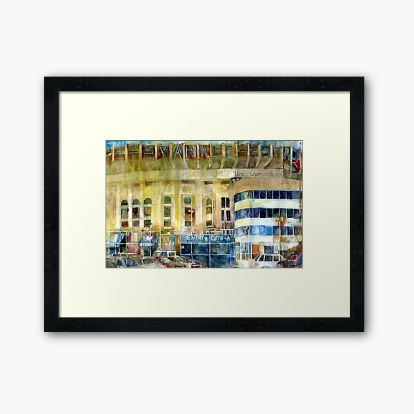 OLD YANKEE STADIUM - New York, The Bronx, Baseball Stadium History,  Architecture Pen and Ink Drawing, Sports Art Print, Drawn There