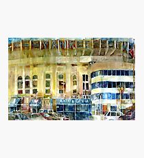 Yankee Stadium, Bronx, New York Art Watercolor Print Photographic Print