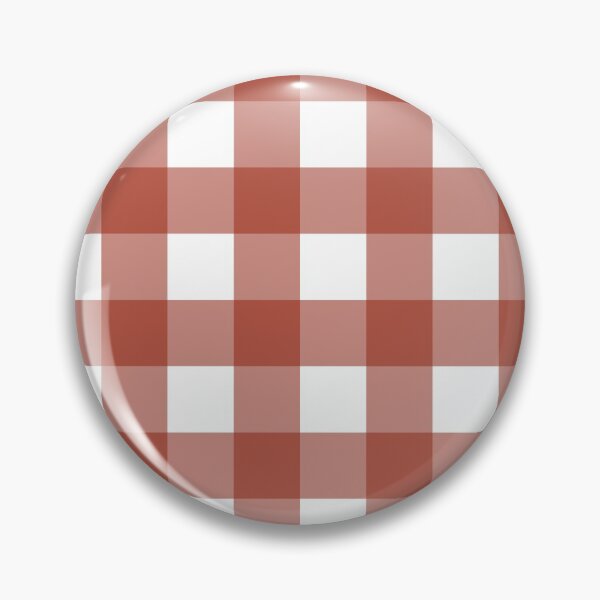 Item preview,  Brick Red Gingham Pattern (Large Wide Print) designed and sold by somewhereartsy.