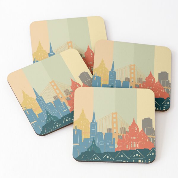 Item preview, san francisco skyline designed and sold by BekimART2.